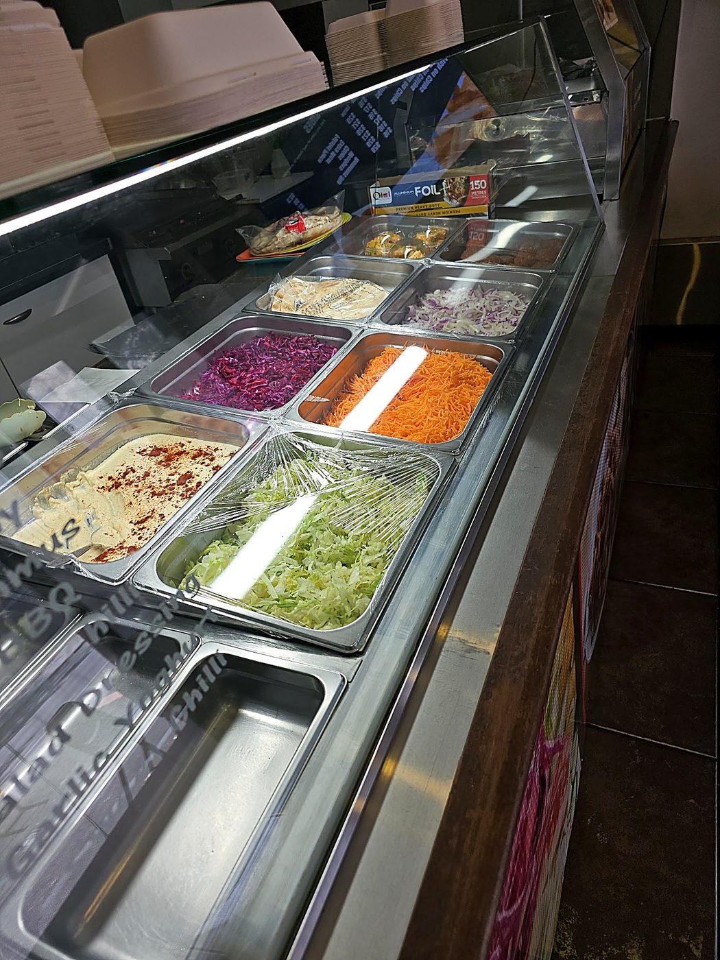 Fresh Salad & Rice Kebab Platters