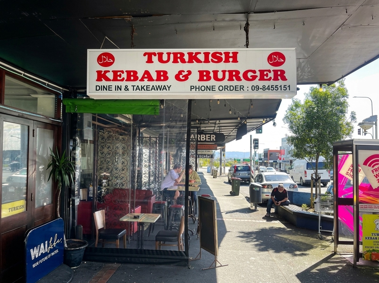 Turkish Kebab and Burger storefront on Great North Road Point Chevalier Auckland